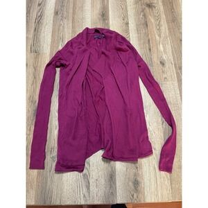 Martin + Osa Sweater, Women's Size XS, Purple, Open Cardigan, Long Sleeve